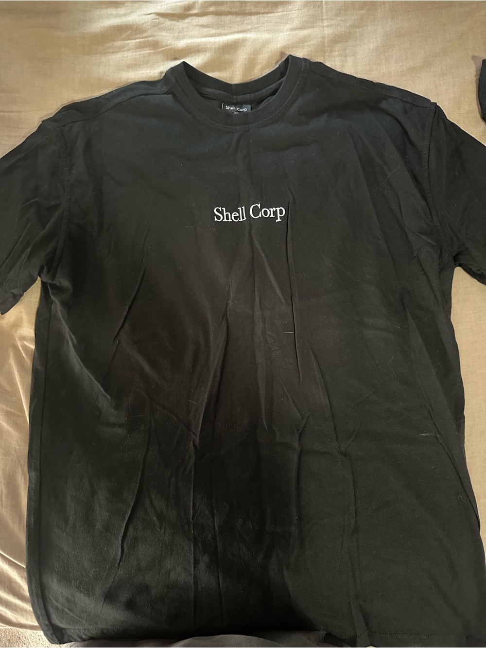 Shellcorp Black Logo Tee - Men's Casual Shirt